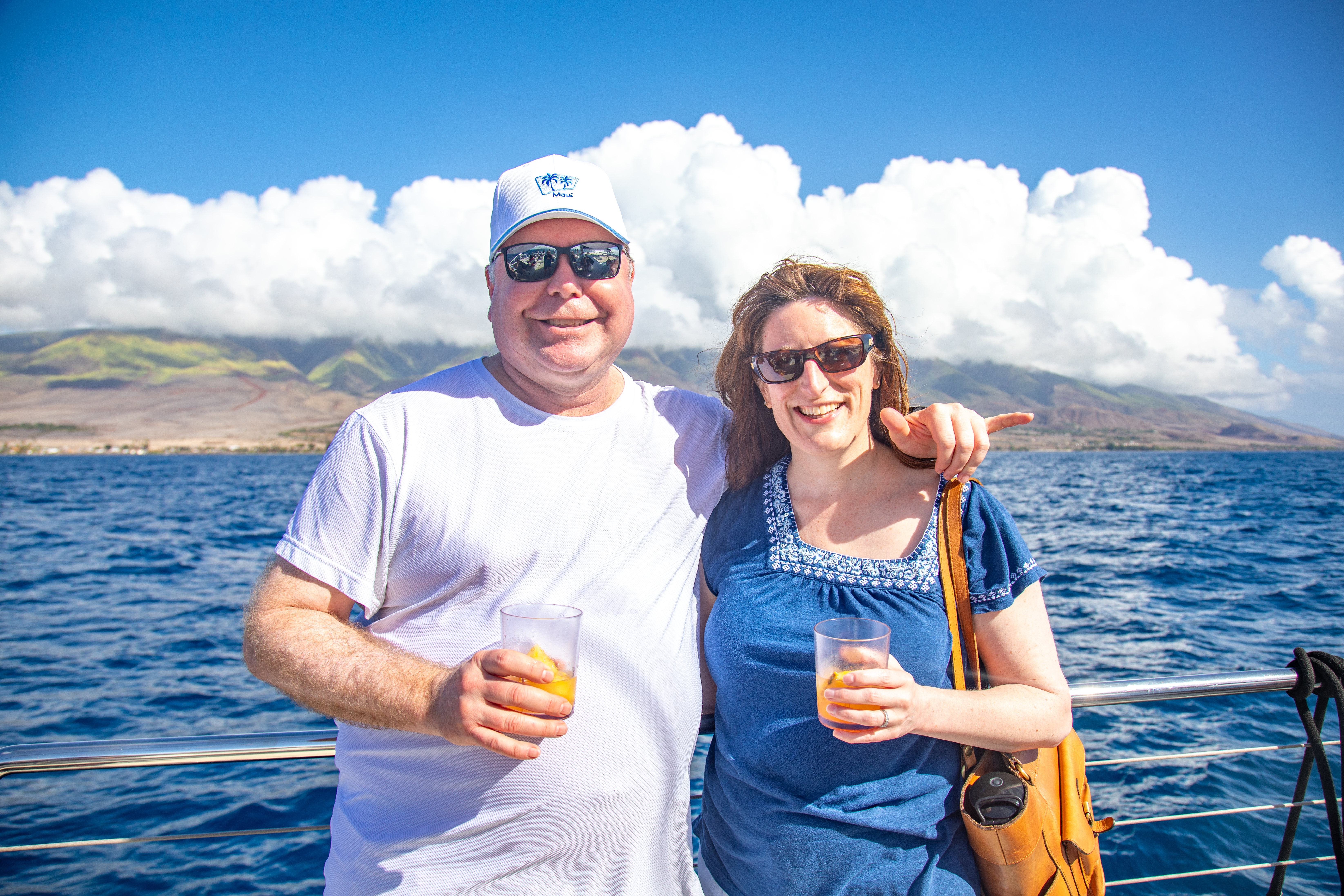 Couple on the boat